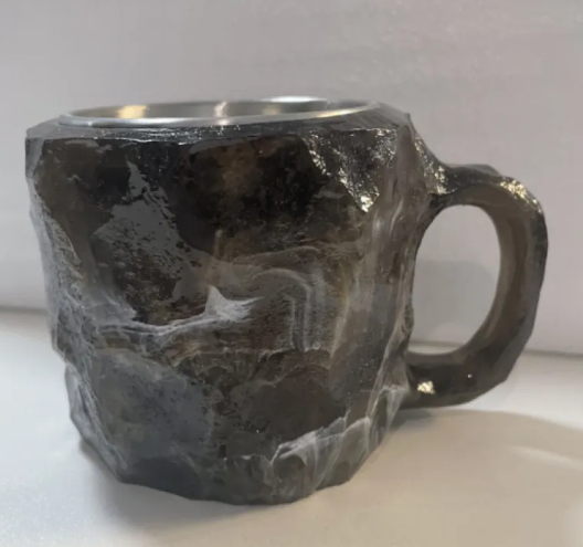Elegant Crystal Coffee Mug — Luxury Glass Cup for Tea & Coffee Lovers