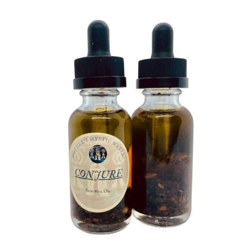 Conjure Ritual Oil — Manifestation, Crossroads, Anointing & Magical Herb‑Infused Oil