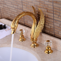 Luxury Swan Crystal Handle Faucet — Elegant Designer Bathroom Fixture