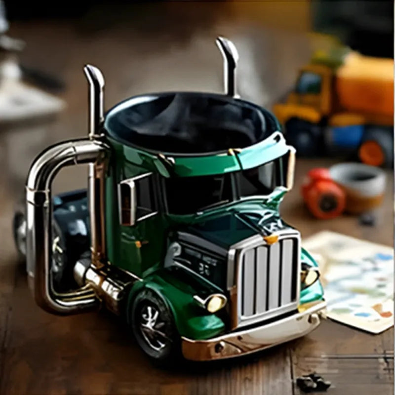 Big Rig Coffee Mug – Heavy‑Duty 3D Truck Cup