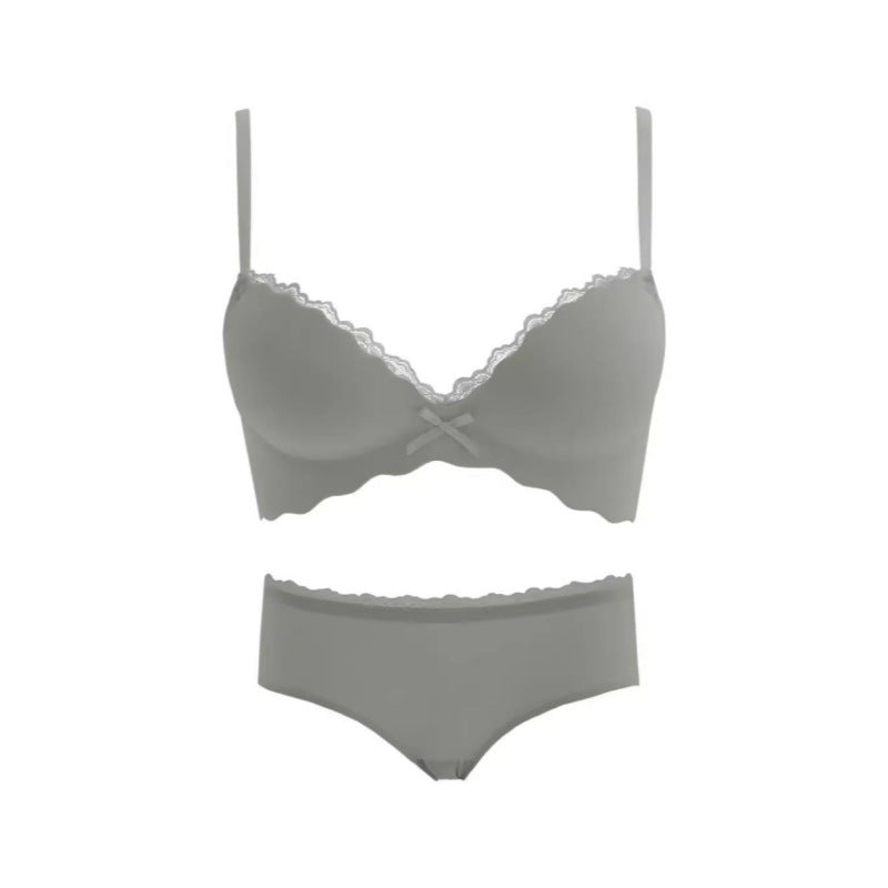 Seamless Push-Up Wireless Bra Set— Comfortable Everyday Support for Small Bust