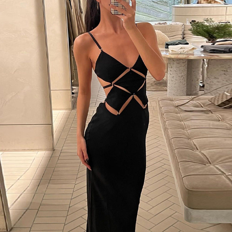 Summer Backless Slim Camisole Dress — Elegant Event & Party Wear