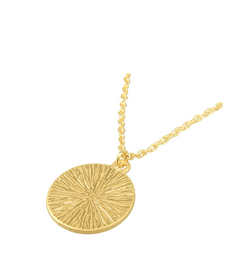 Mystic Ocean Retro Gold Coin Pendant Necklace — Hip Hop Style Chain