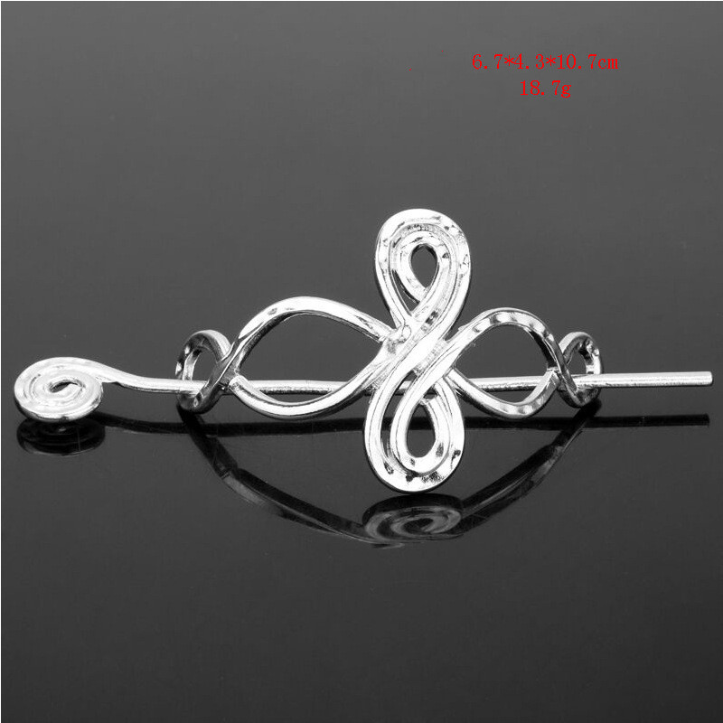 Vintage Viking Metal Hairpin — Norse Style Hair Stick for Braids & Updos
