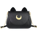 Moon Luna Cat PU Leather Shoulder Bag — Sailor Style Cosplay Purse