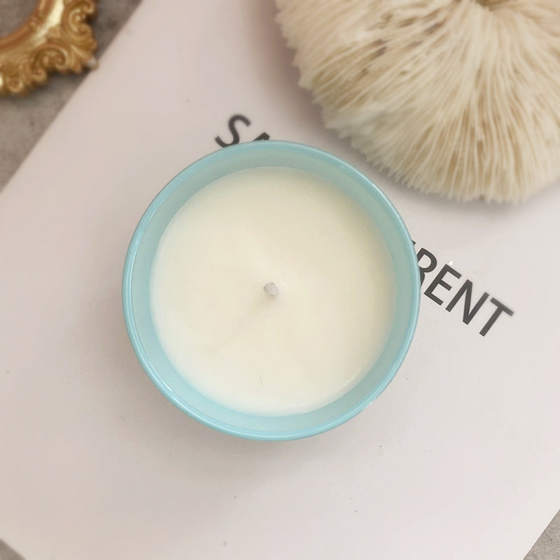 Enchanted Crystal Flower Shaped Soy Wax Candle Gift Set