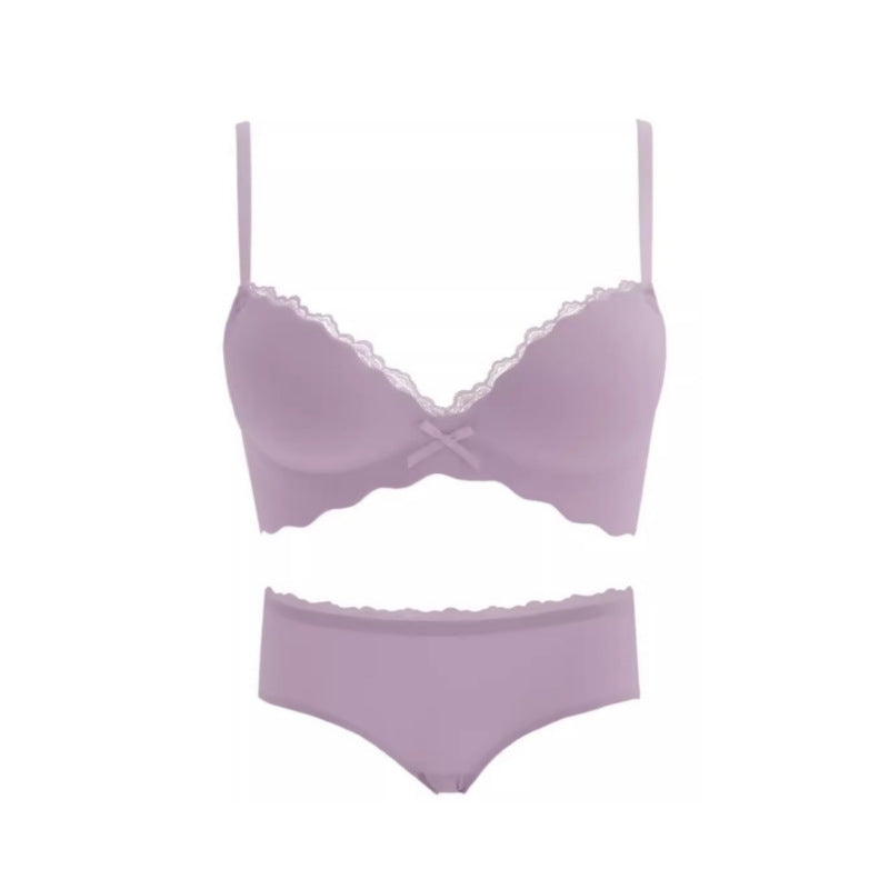 Seamless Push-Up Wireless Bra Set— Comfortable Everyday Support for Small Bust