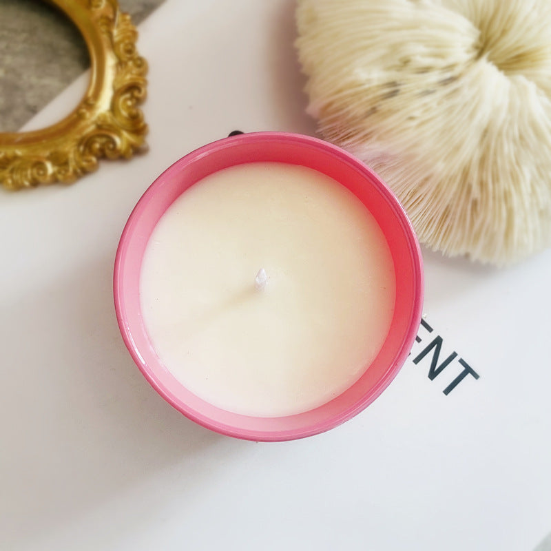 Enchanted Crystal Flower Shaped Soy Wax Candle Gift Set