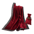 Altar Tarot Cloth & Pouch Set — Red Ritual Divination Cloth (BLESSUME)