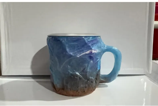 Elegant Crystal Coffee Mug — Luxury Glass Cup for Tea & Coffee Lovers
