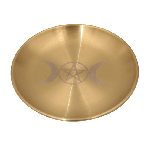 Amitofo Offering Bowl — Ritual Plate for Altars, Smudging & Spiritual Practices