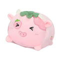Cute Strawberry Cow Plush Pillow — 8” Kawaii Cow Stuffed Animal