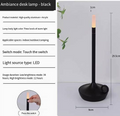 Modern Minimalist LED Vintage Candle Table Lamp  — Soft Glow Ambient Light