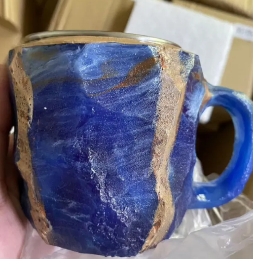 Elegant Crystal Coffee Mug — Luxury Glass Cup for Tea & Coffee Lovers