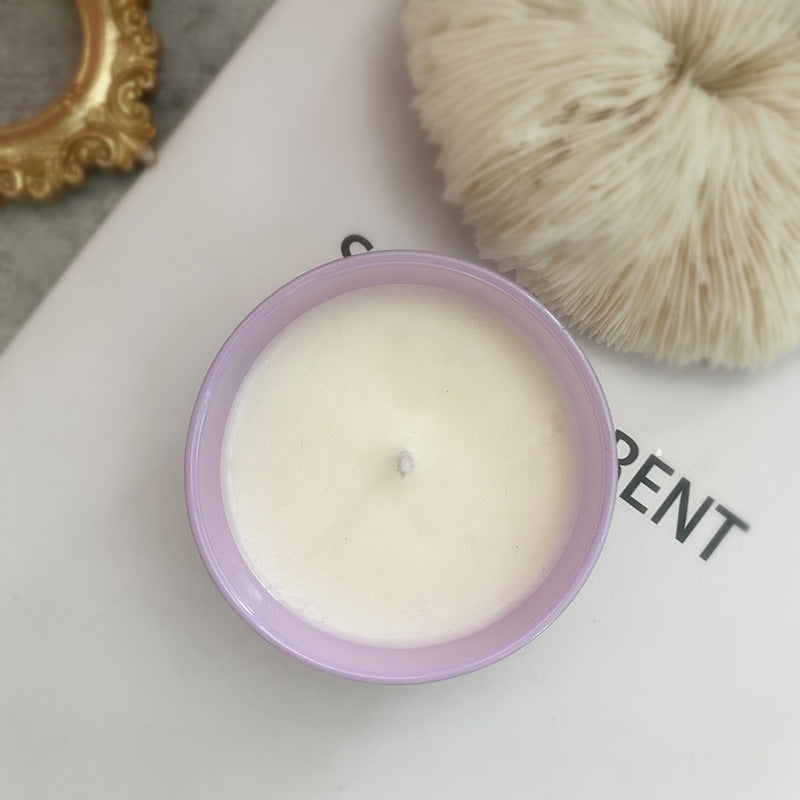 Enchanted Crystal Flower Shaped Soy Wax Candle Gift Set