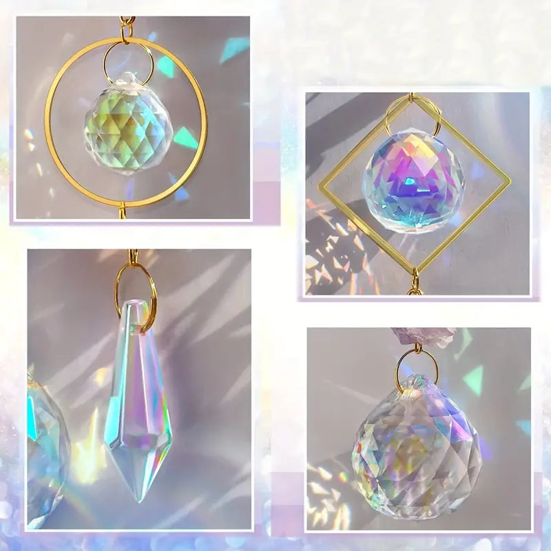 Crystal Moon & Sun Prism Suncatcher — Light‑Catching Hanging Ornament for Home DécorCrystal Moon & Sun Prism Suncatcher — Light‑Catching Hanging Ornament for Home Décor