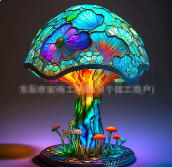 Magic Color Mushroom Lamp — Enchanted Glow Cottagecore Night Light (Multiple Sizes)
