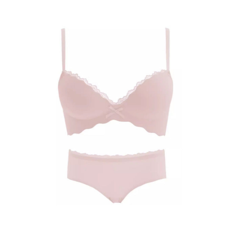 Seamless Push-Up Wireless Bra Set— Comfortable Everyday Support for Small Bust