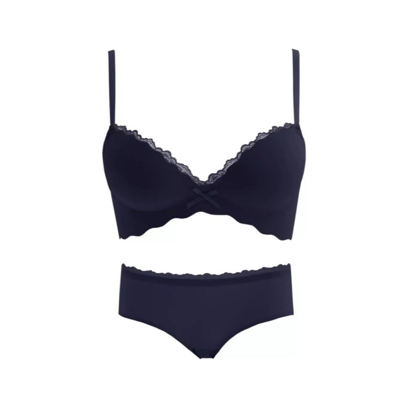 Seamless Push-Up Wireless Bra Set— Comfortable Everyday Support for Small Bust