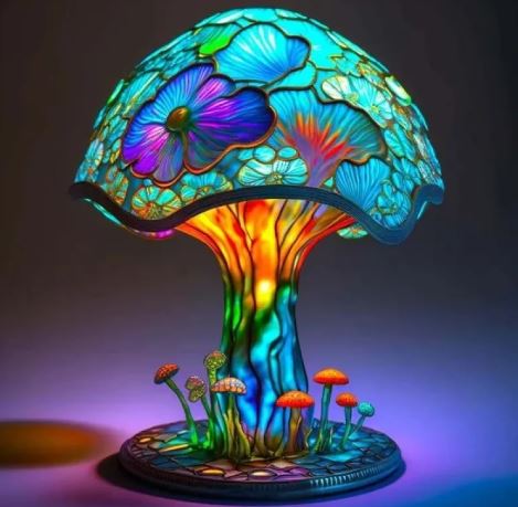 Magic Color Mushroom Lamp — Enchanted Glow Cottagecore Night Light (Multiple Sizes)