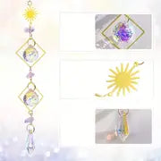 Crystal Moon & Sun Prism Suncatcher — Light‑Catching Hanging Ornament for Home DécorCrystal Moon & Sun Prism Suncatcher — Light‑Catching Hanging Ornament for Home Décor